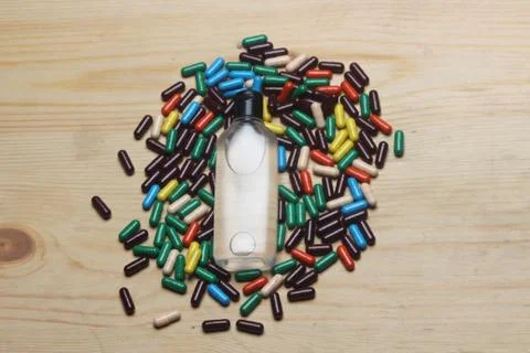 Multiple capsules Stock Photos