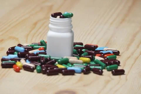 Multiple capsules Stock Photos