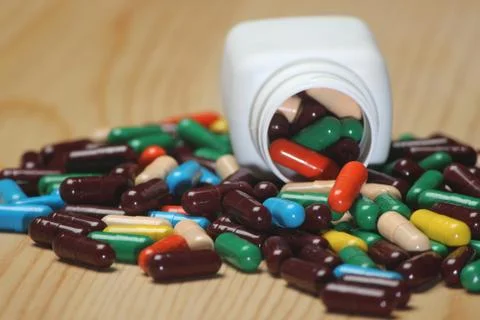 Multiple capsules Stock Photos