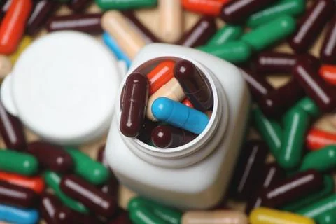 Multiple capsules Stock Photos