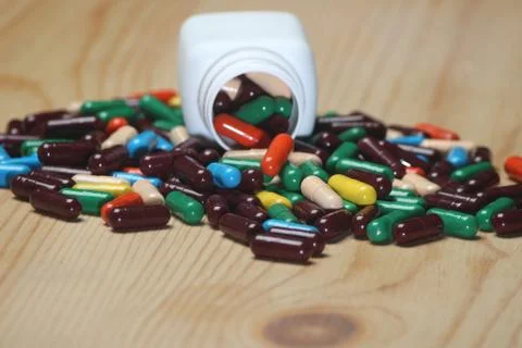 Multiple capsules Stock Photos