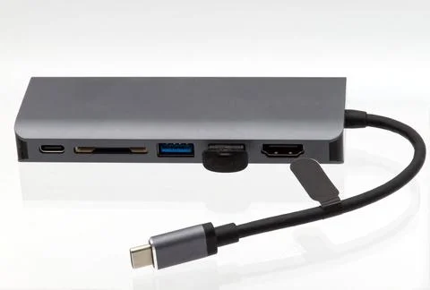 Multiple card reader isolated on white background Stock Photos