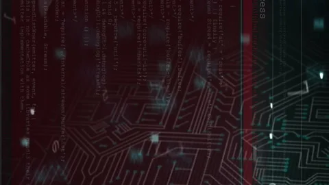 Multiple changing numbers and letters against security padlock icon and Stock Footage 312761061