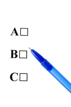 Multiple choice Stock Photos