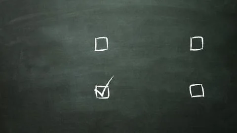 Multiple choice selection of 4b Illustrazione stock