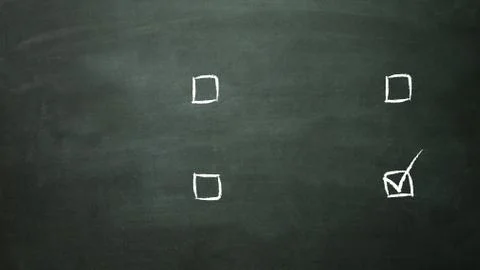 Multiple choice selection of 4d Illustrazione stock