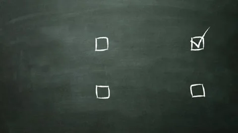 Multiple choice selection Stock Footage 10795782