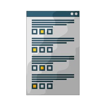 Multiple Choice Survey illustration Stock Illustration