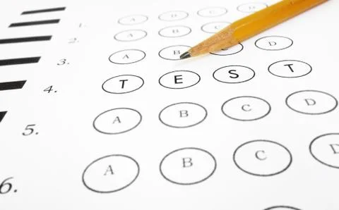 Multiple choice Test Stock Photos