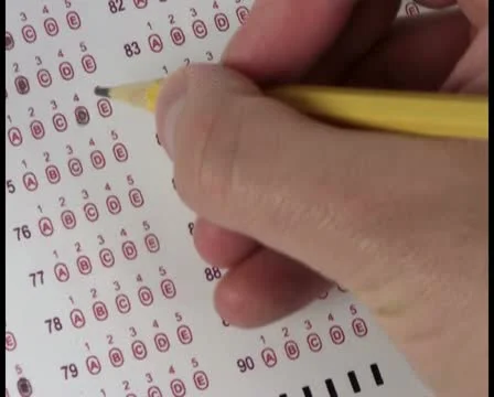 Multiple choice test V3 - PAL Stock Footage 12070893