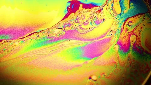 Multiple color floating on soap bubble Stock Footage 76100274
