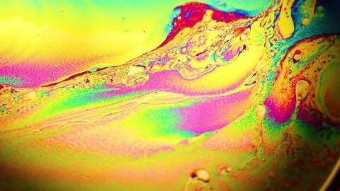 Multiple color floating on soap bubble Stock Footage 76100324