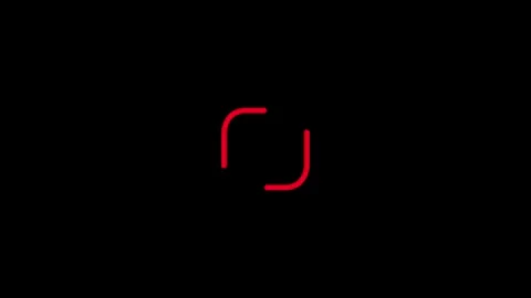 Multiple color sync arrows loop animation on black background. 4k motion video Stock Footage 342368904