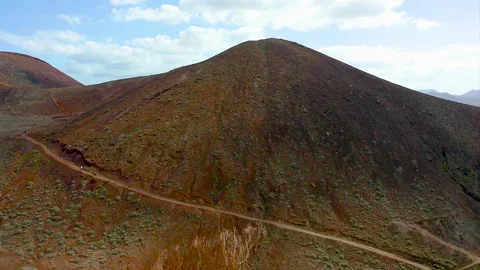 Multiple colors hills next to the Caldero Hondo volcano. Stock Footage 286065654