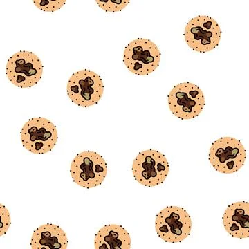 Multiple colors mole melanoma vector seamless pattern 스톡 일러스트