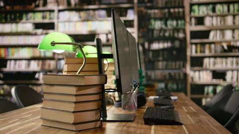 Multiple computer monitors show chatbot, analytics and digital content Stock Footage 337228664