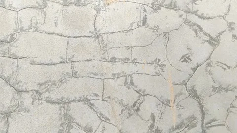 Multiple Cracks on Damaged Concrete Wall Surface Stock Footage 339377462
