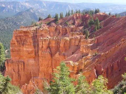Multiple crags in Bryce Canyon Stock Photos