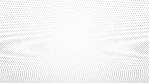 Multiple curved grey lines in rows on white background Stock Illustration