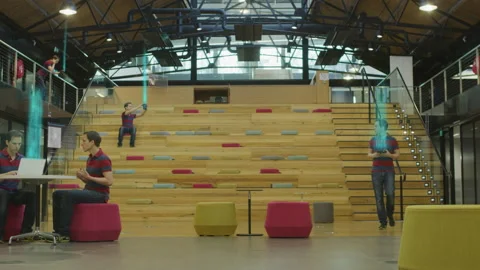 Multiple data streams mobile data 5G 4G network Stock Footage 147639587