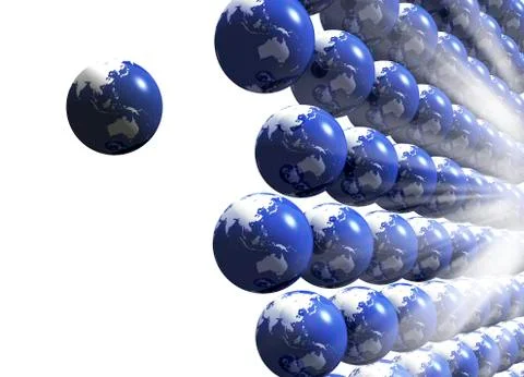 Multiple dimensions; artwork Stock Illustration