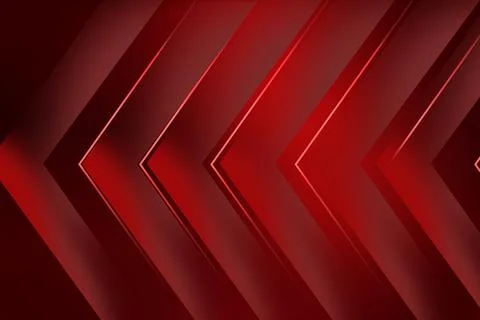 Multiple directional red arrows concept series Stock Illustration