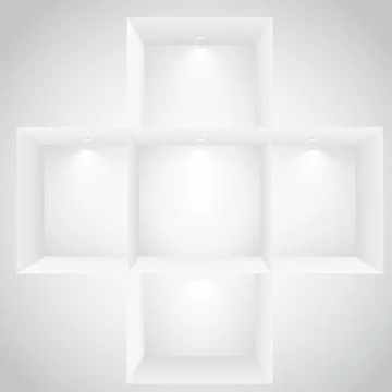 Multiple display windows Stock Illustration