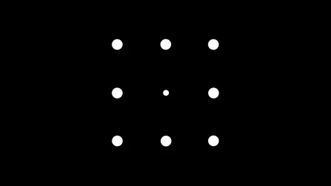 Multiple dots zooming forming square Stock Footage 246955681