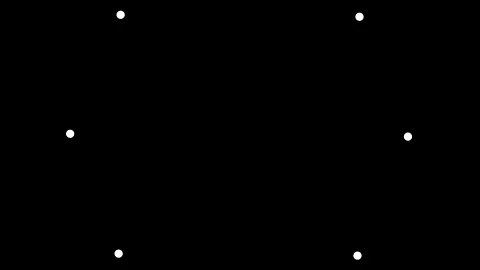 Multiple dots zooming over black background Video stock 246955684