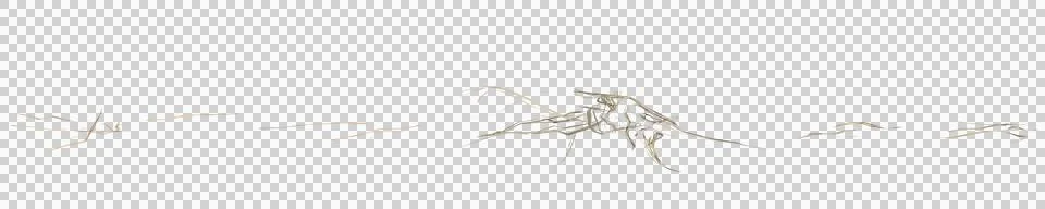 Multiple dry grass plants 3d illustration on transparent background Stock Illustration