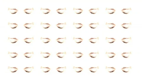 Multiple eyes 01 Stock Footage 381045