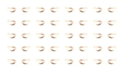 Multiple eyes 02 Stock Footage 393032