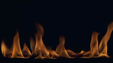 Multiple fire flames Stock Footage 67676218