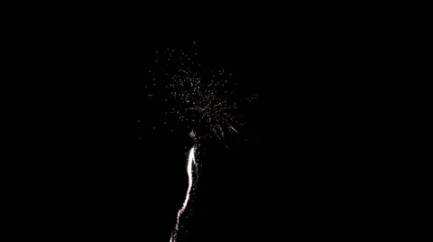 Multiple fireworks explosion Video stock 45599873