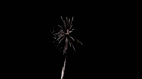 Multiple fireworks explosion Video stock 45599888