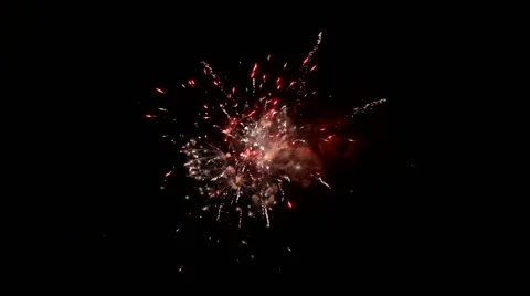 Multiple fireworks explosion Video stock 45599890