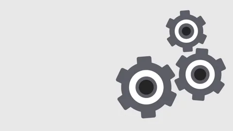 Multiple Gears Stock Footage 335608870