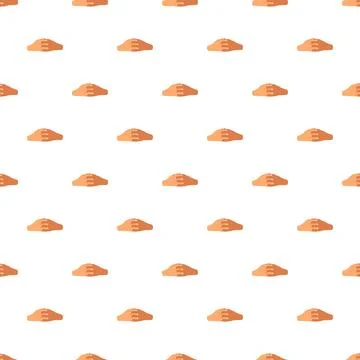 Multiple hands together creating a seamless pattern Illustrazione stock