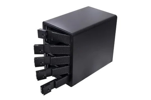 Multiple hard drive Foto stock