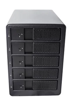 Multiple hard drive 스톡 사진