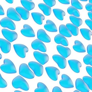 Multiple heart shapes as a background Illustrazione stock