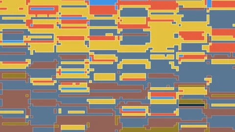 Multiple Horizontal Line Rectangle Tile Pattern Random Modern Stock Footage 308845931
