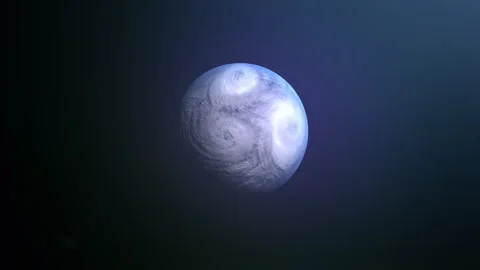 Multiple Hurricane Storm from Earth Satellite Loop Video stock 249561076