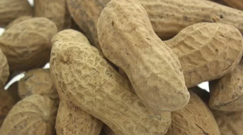 Multiple inshell peanuts zoom out 3 Stock Footage 21363875