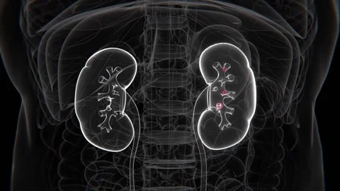 Multiple Kidney stones Indication X-Ray Video | kidney stones in Vertical HD Stock Footage 328924960