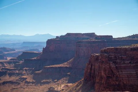 Multiple large mountains and canyons layered together Photos