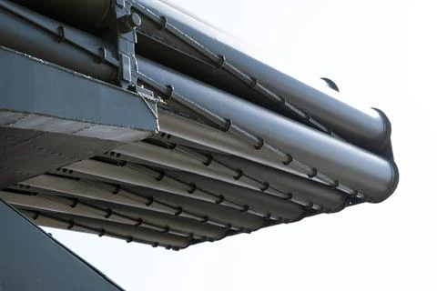 Multiple launch rocket system, modern military equipment Stock Photos