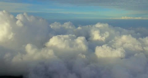 Multiple layers of clouds. View from Agung volcano in Bali island. Stock-Footage 245722413
