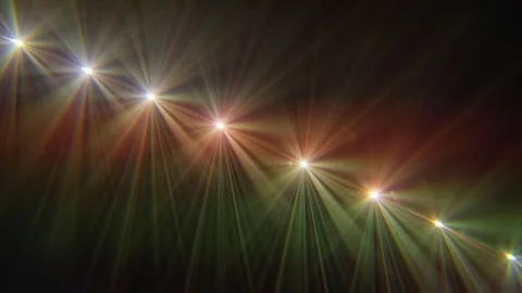 Multiple light beam reflections through glass prism Stock Footage 312811197