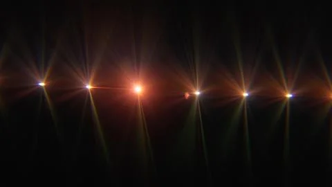 Multiple light beam reflections through glass prism Stock Photos